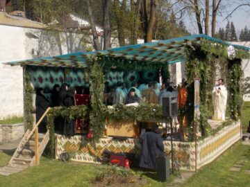 Hram la Voroneț, de Sf. Gheorghe, la 25 de ani de la reînființarea mănăstirii