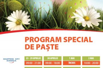Târg de Paște, la Shopping City Suceava, 26-29 aprilie 2016