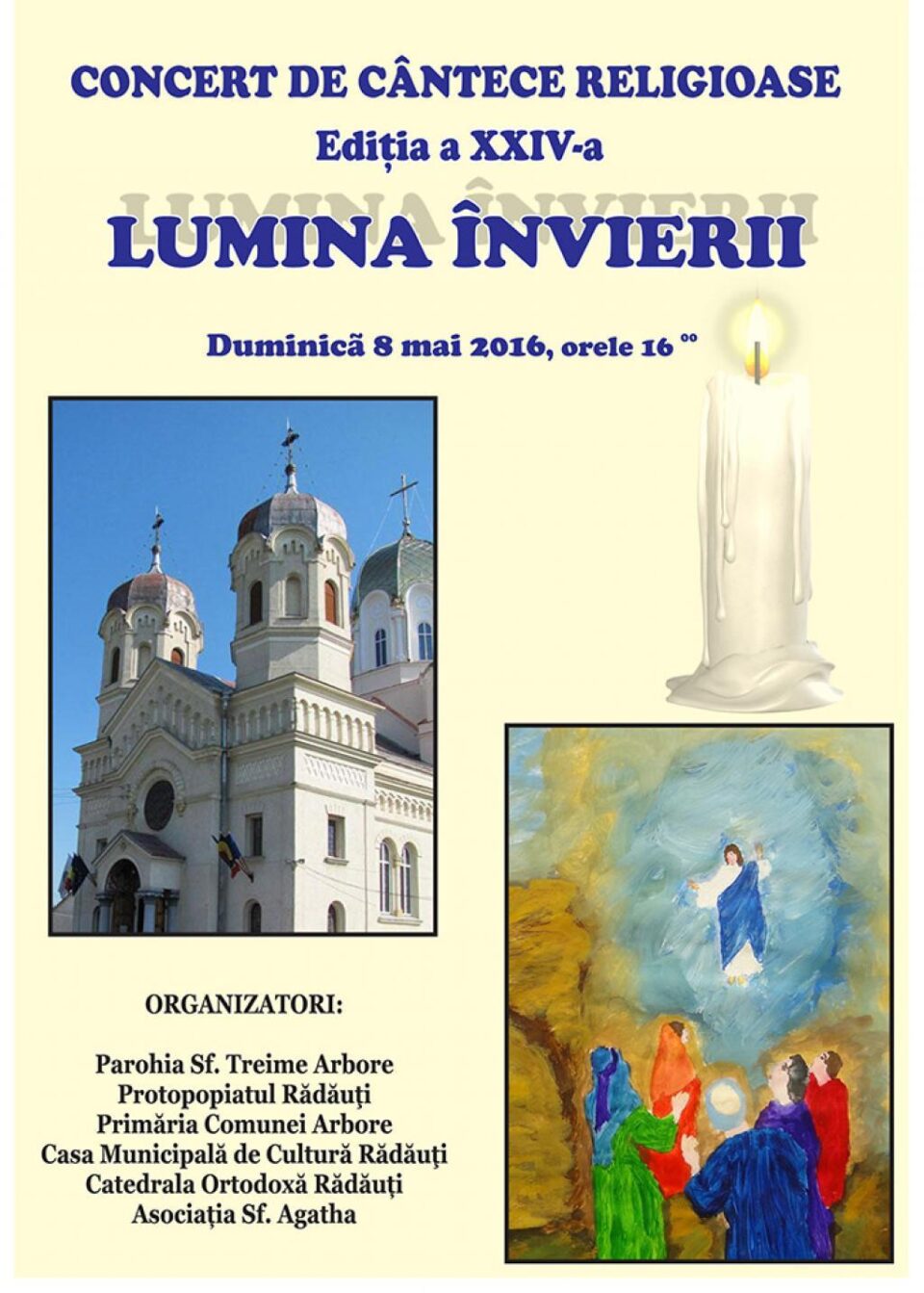 Concertul de cântece religioase „Lumina Învierii”