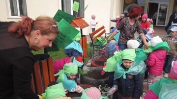 Acțiune ecologică, la grădinița din Dumbrăveni