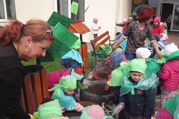 Acțiune ecologică, la grădinița din Dumbrăveni