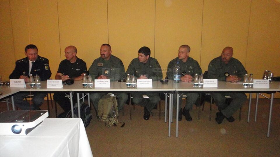 Delegația de polițiști americani, de la Grupul de Aplicare a Legii de Dezvoltare Strategică (SLEDG)