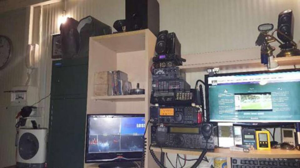 Poze din interiorul adăpostului antiatomic