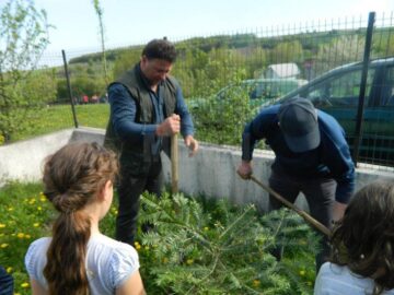 Activități de educație ecologică și de protecția mediului, la Cajvana