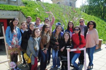 Echipa căreia i se datorează organizarea unui fermecător Bazar Urban al Sucevei