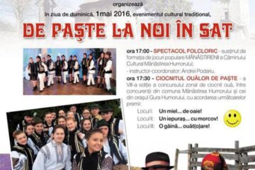 „De Paște, la noi în sat”, la Mănăstirea Humorului
