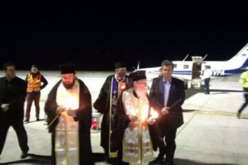 Lumina Sfântă a ajuns la Suceava