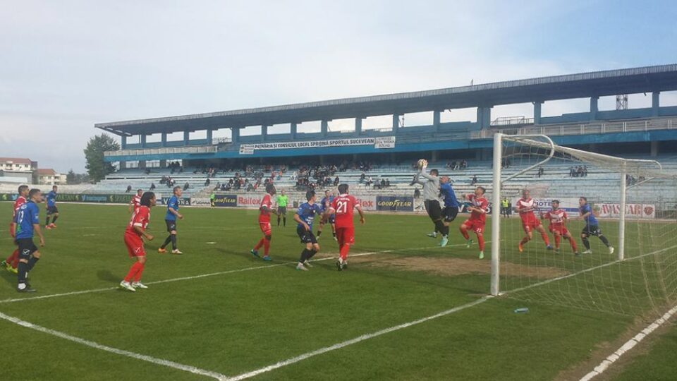 Rapid a învins ieri după-amiază cu scorul de 4-3 formația ACS Berceni