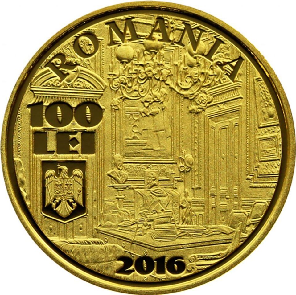 Guvernatori ai Băncii Naționale a României - aur – avers