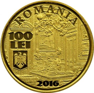 Guvernatori ai Băncii Naționale a României - aur – avers