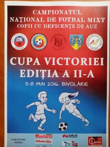 Concursul de fotbal mixt ,,Cupa Victoriei” pentru elevi cu deficiențe de auz, ediția a II-a, la Bivolărie