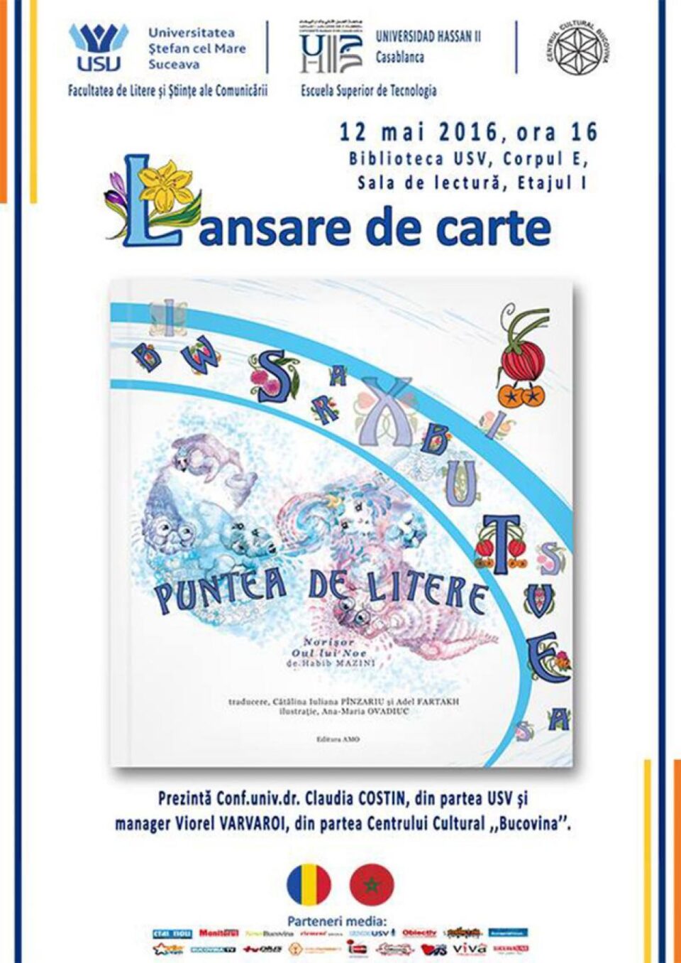 „Puntea de litere”, la Universitatea „Ștefan cel Mare” Suceava