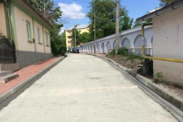 Strada Ștefan Tomșa, recent refăcută prin betonare