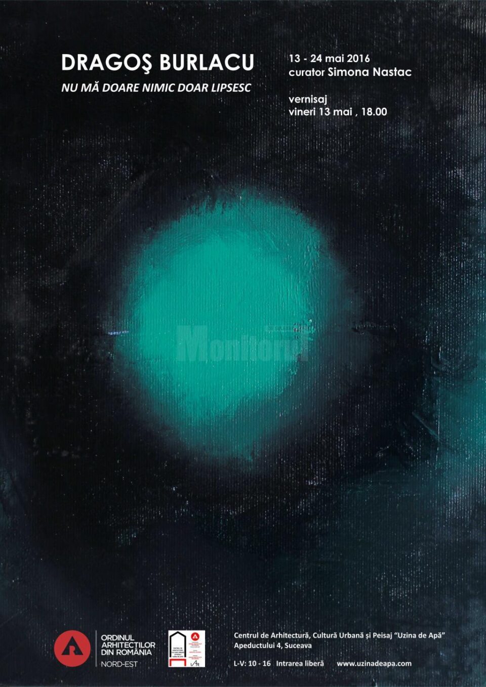 Expoziția „Nu mă doare nimic doar lipsesc”, la „Uzina de Apă” Suceava