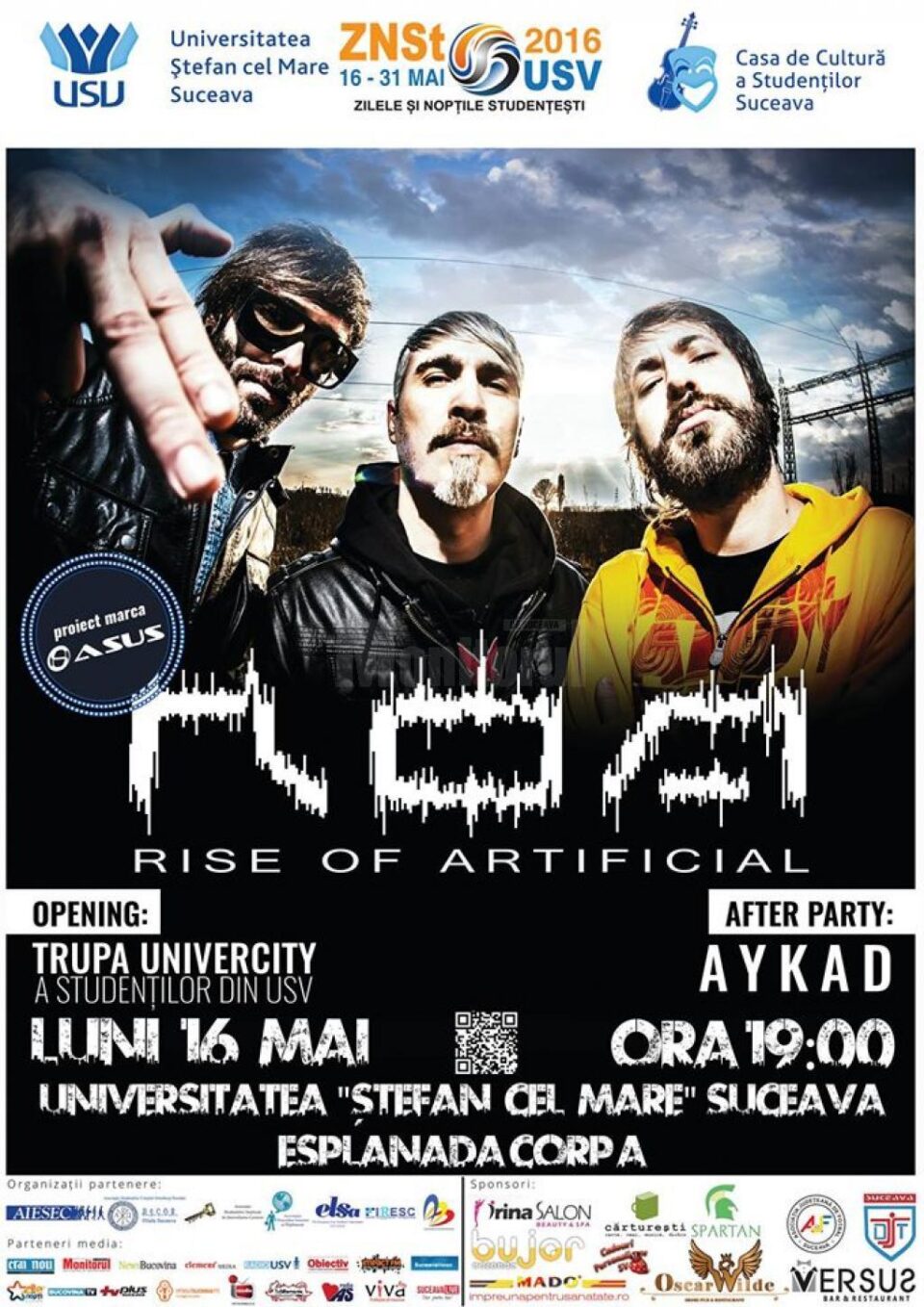 Concert ROA, în această seară, la Universitatea din Suceava