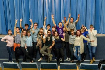 Trupa de teatru studențesc „Fabulinus”. Foto: Constantin Adrian