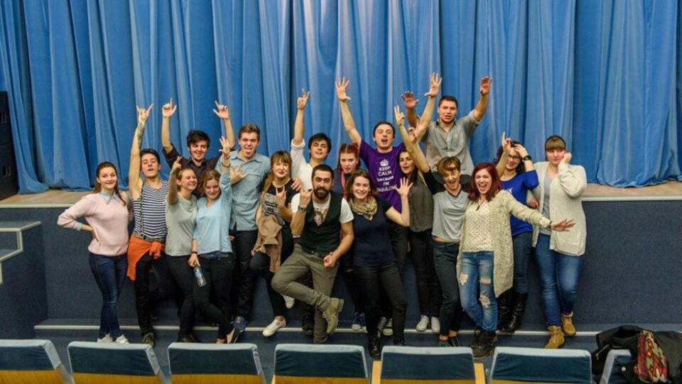 Trupa de teatru studențesc „Fabulinus”. Foto: Constantin Adrian