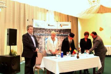 Cătălin Nechifor, președintele Consiliului Județean Suceava, ÎPS Pimen, Arhiepiscopul Sucevei și Rădăuților