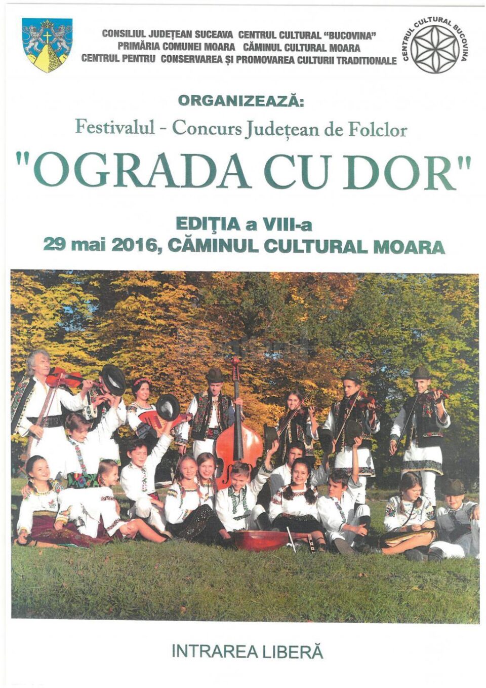 Festivalul-concurs județean de folclor „Ograda cu dor”, la Moara