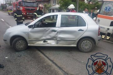 Accidentul produs ieri dimineață, în orașul Frasin