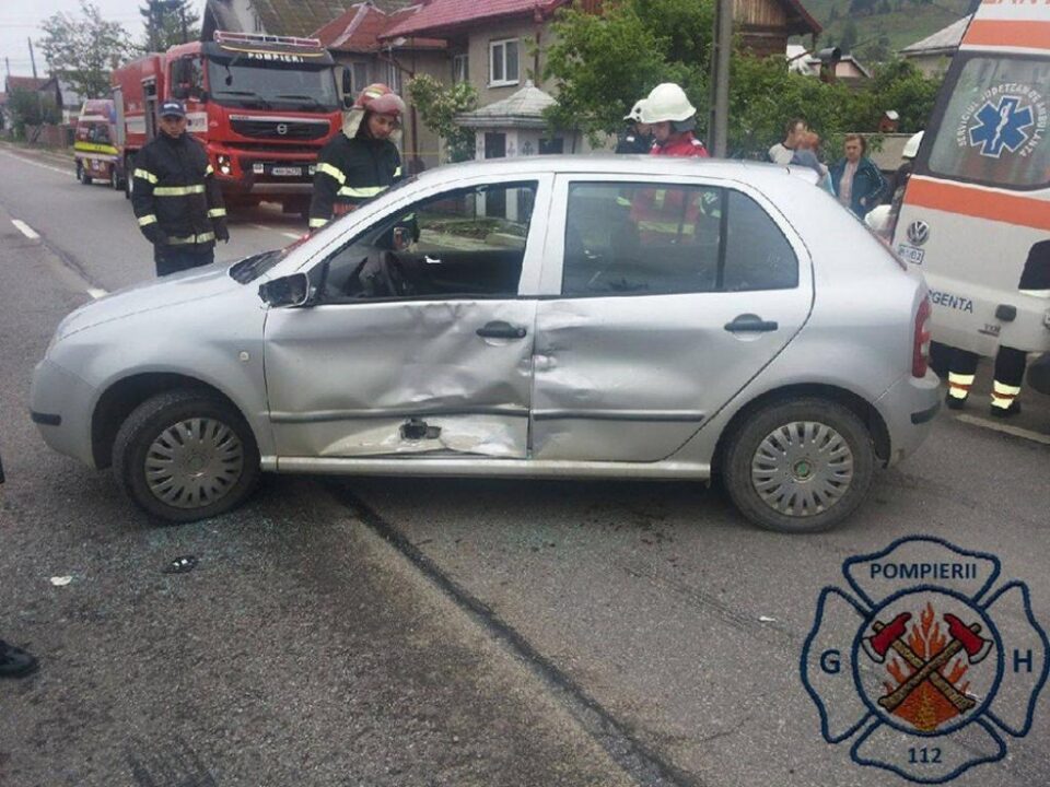Accidentul produs ieri dimineață, în orașul Frasin