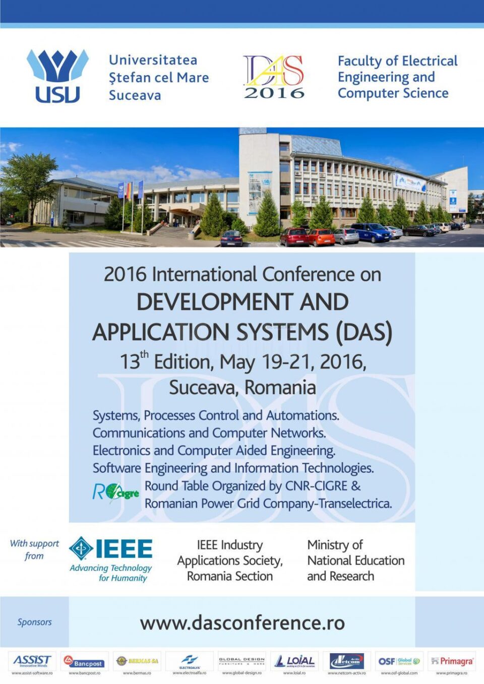 Conferința Internațională „Development and Application Systems”, la USV