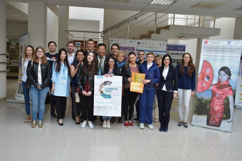 Primul examen internațional de limbă chineză, desfășurat la Universitatea din Suceava