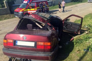Accidentul s-a petrecut sâmbătă, în cartierul Mănăstioara, din orașul Siret