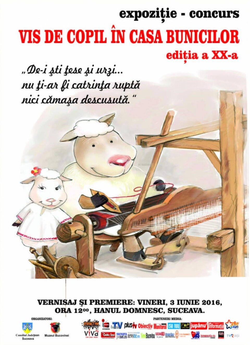 Expoziția-concurs de desene „Vis de copil în casa bunicilor”