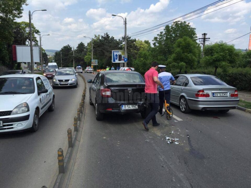 Celelalte două mașini implicate în accident