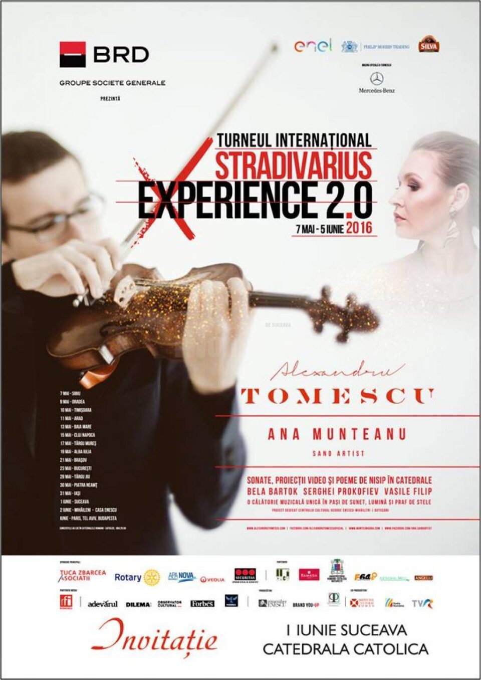 Violonistul Alexandru Tomescu, la Catedrala Romano-Catolică „Sf. Ioan Nepomuk” din Suceava Violonistul Alexandru Tomescu, la Catedrala Romano-Catolică „Sf. Ioan Nepomuk” din Suceava