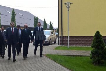 Fostul președinte al României Traian Băsescu, la Suceava