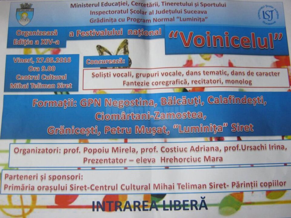 Festivalul național „Voinicelul”, la Siret