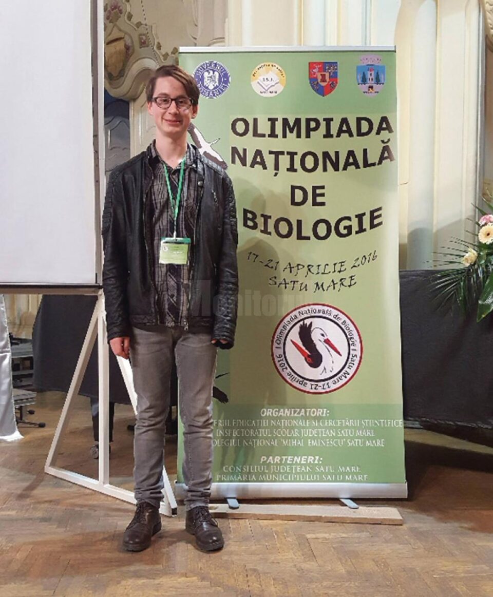 Premiul „Profesor Frieda Vigder” i-a revenit lui Nicu Andronic – Gorcea, olimpic la biologie