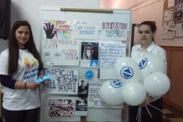 „Ziua Internațională a Copilului Dispărut”, marcată ieri de elevi rădăuțeni