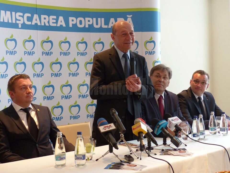 Traian Băsescu a fost prezent la Rădăuți pentru a-i susține pe candidații PMP din această zonă a județului