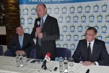 Bogdan Codreanu (dreapta): „Bucovina de Munte și bucovinenii sunt alături de Traian Băsescu și PMP"