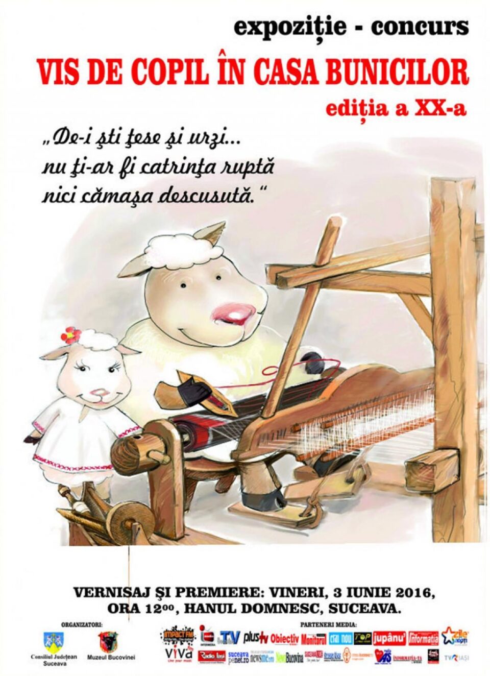 Expoziția-concurs de desene „Vis de copil în casa bunicilor”
