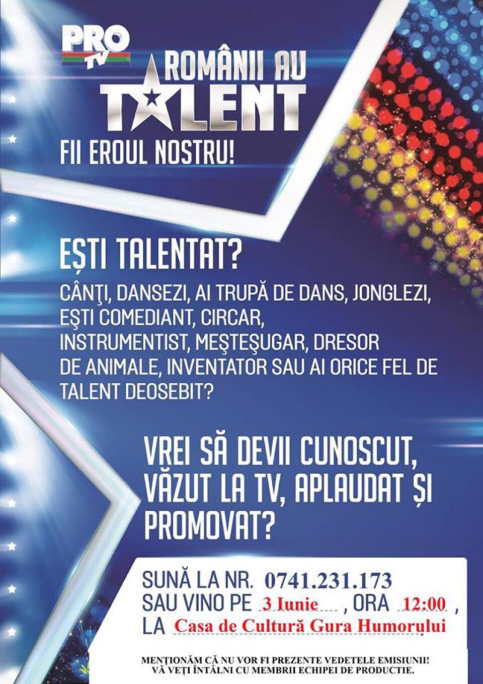 Echipa „Românii au talent”, la Gura Humorului