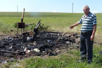 Vasile Gafiuc spune ca această incendiere nu îl va intimida