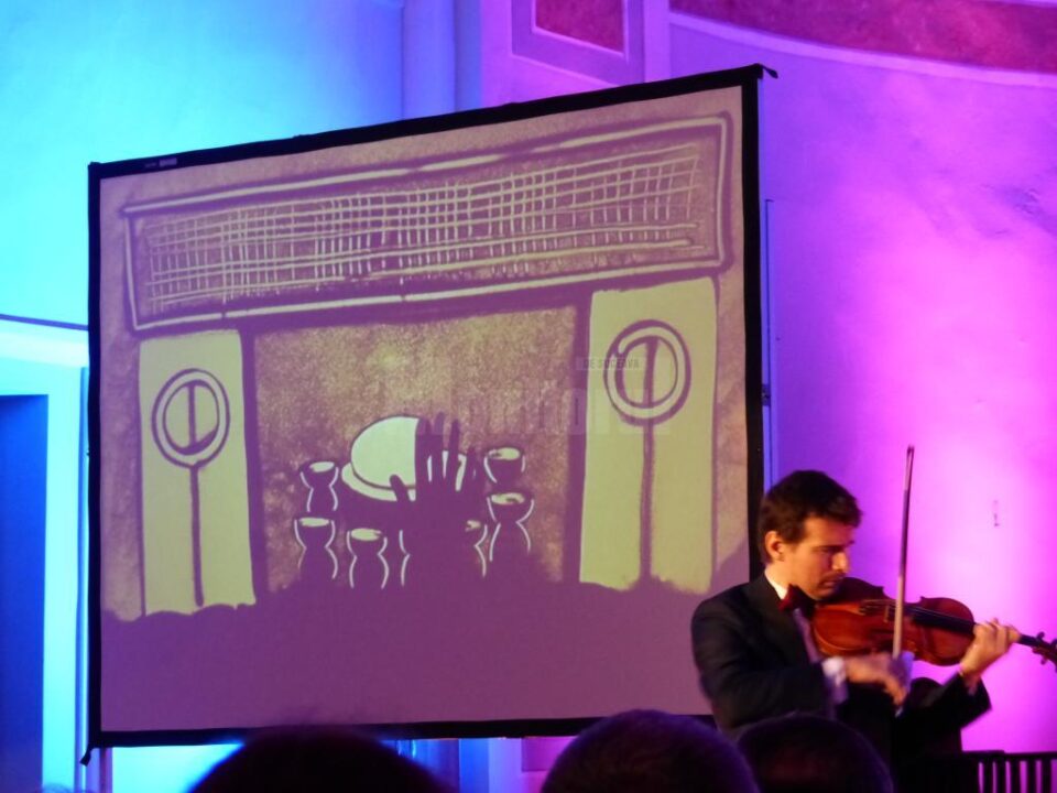 Violonistul Alexandru Tomescu și pictorița Ana Munteanu