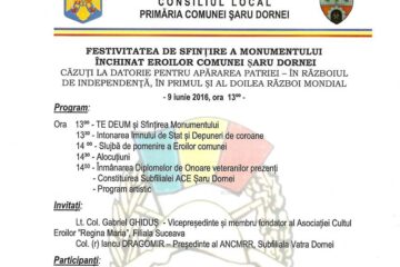 Festivitate de sfințire