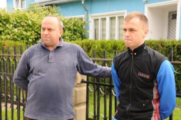 Cornel Grigoriciuc și fiul acestuia, Andrei, doi oameni cu suflet mare