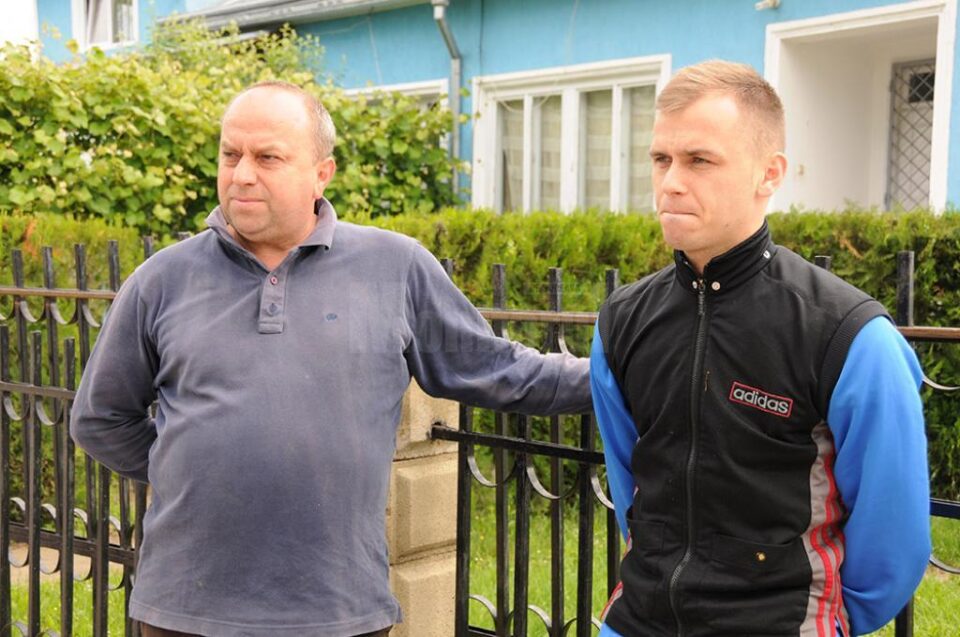 Cornel Grigoriciuc și fiul acestuia, Andrei, doi oameni cu suflet mare