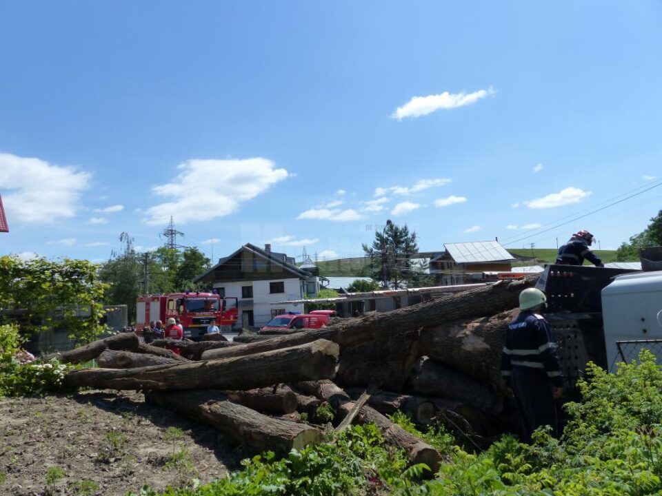 Accidentul nu s-a soldat din fericire cu victime
