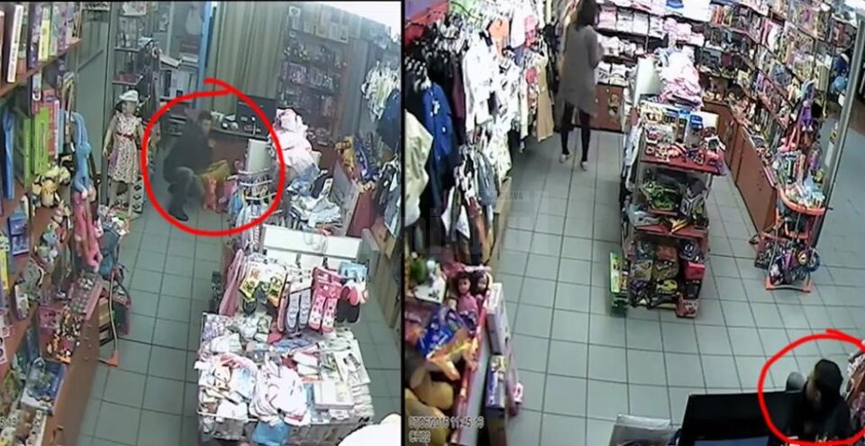Hoț filmat în timp ce fura telefonul unei vânzătoare, în Complexul Bucovina