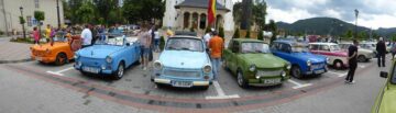 Expoziția din centrul orașului Gura Humorului