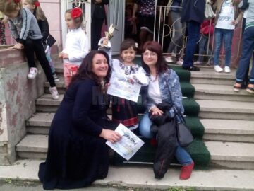 Amalia Luca, în vârstă de 4 ani, a luat trofeul la ambele festivaluri