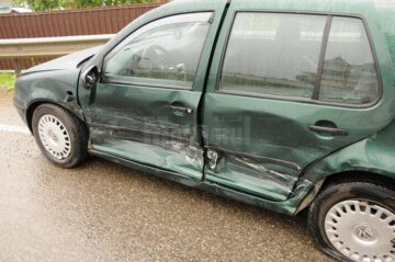 Primul autoturism acroșat la Ilișești de șoferul Hyundai-ului a fost un VW condus de o femeie