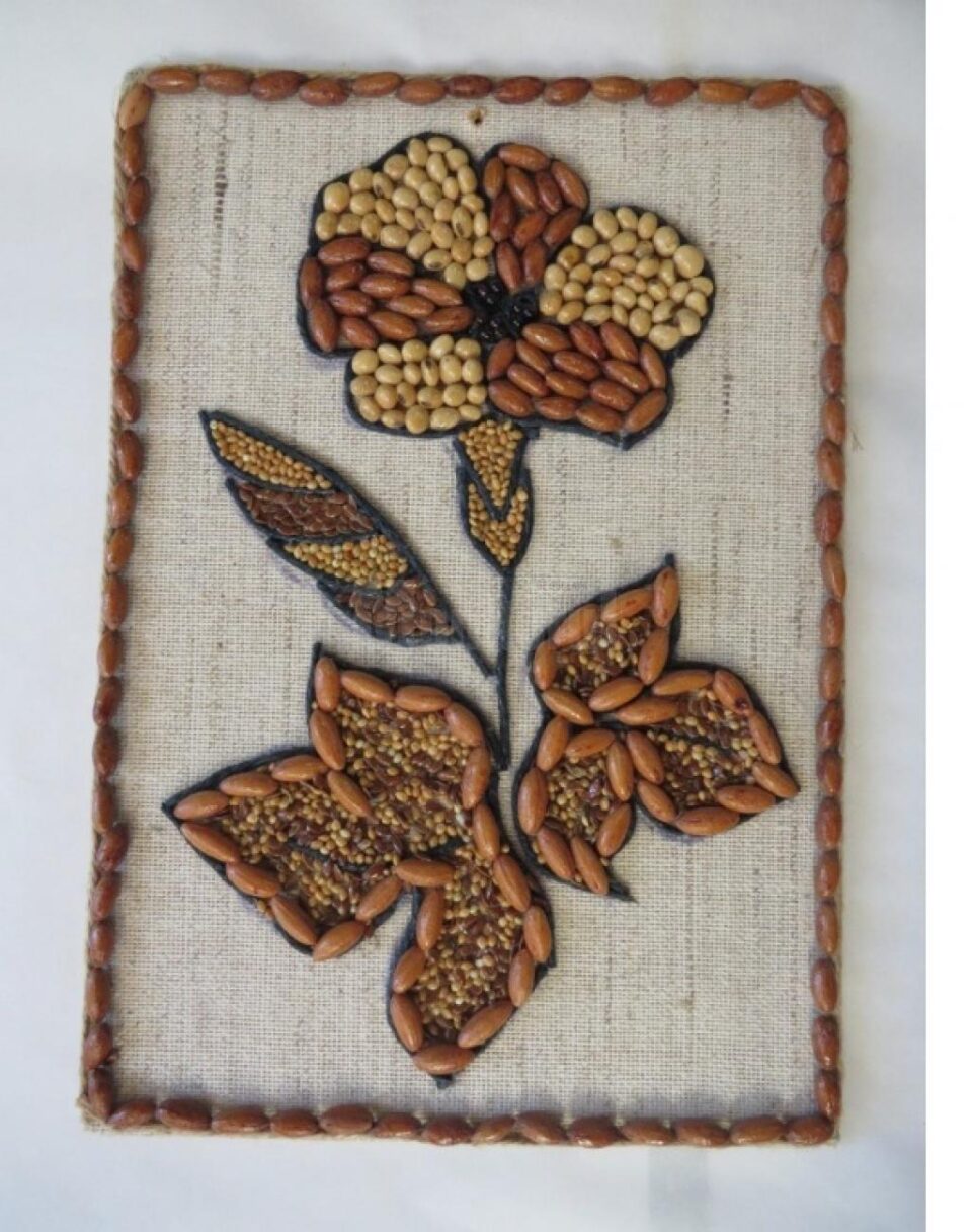 Tablou realizat în atelierul de artă decorativă